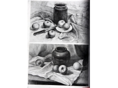 優秀靜物素描范畫作品集合